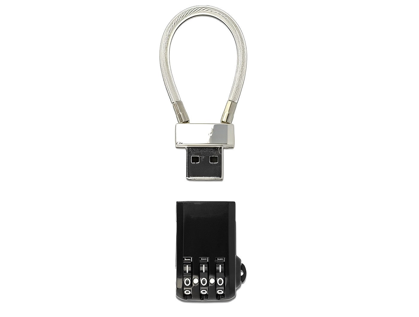 מנעול אבטחה USB עם נעילת קומבינציה - delock.israel