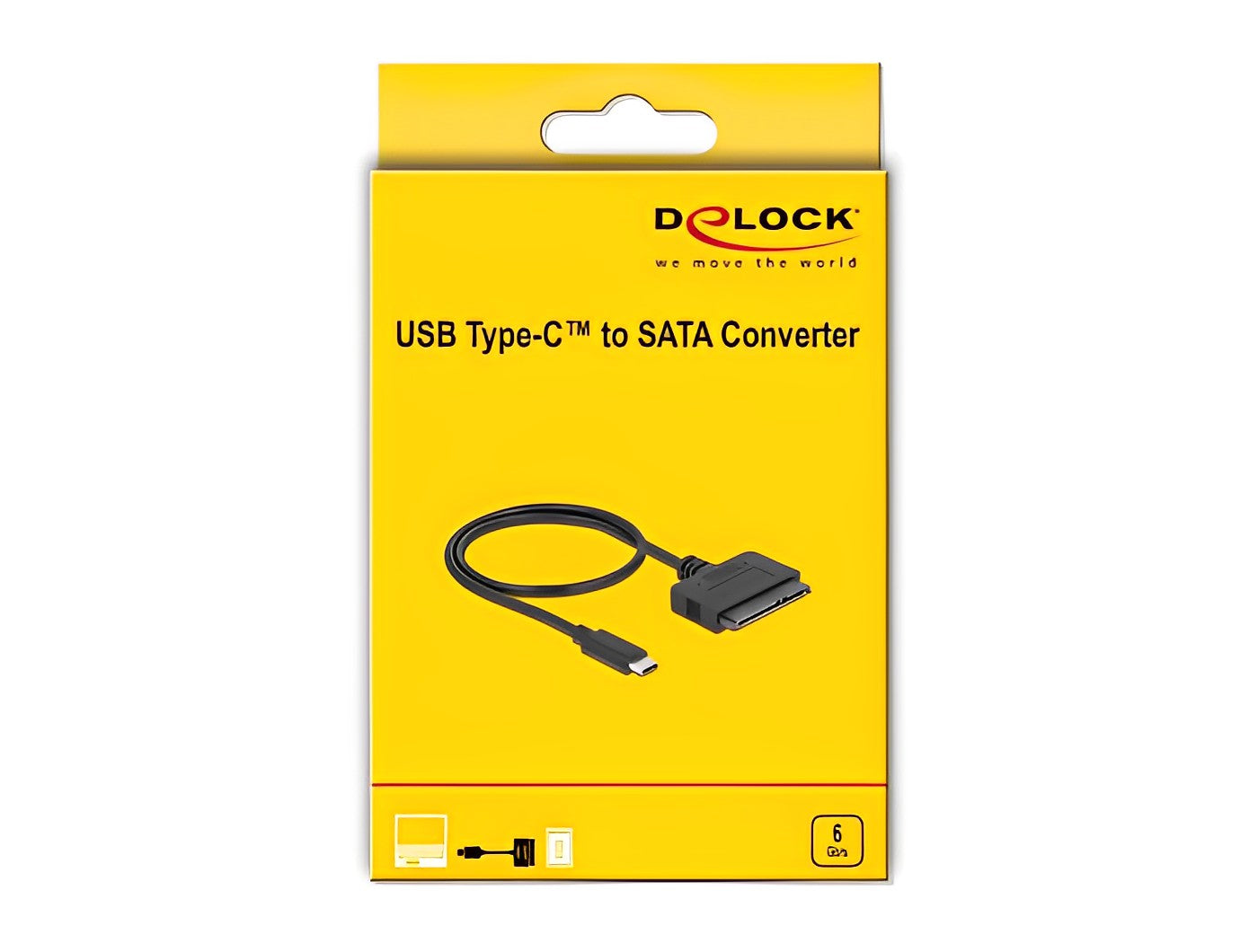 ממיר USB-C לחיבור SATA 6 Gbps - delock.israel